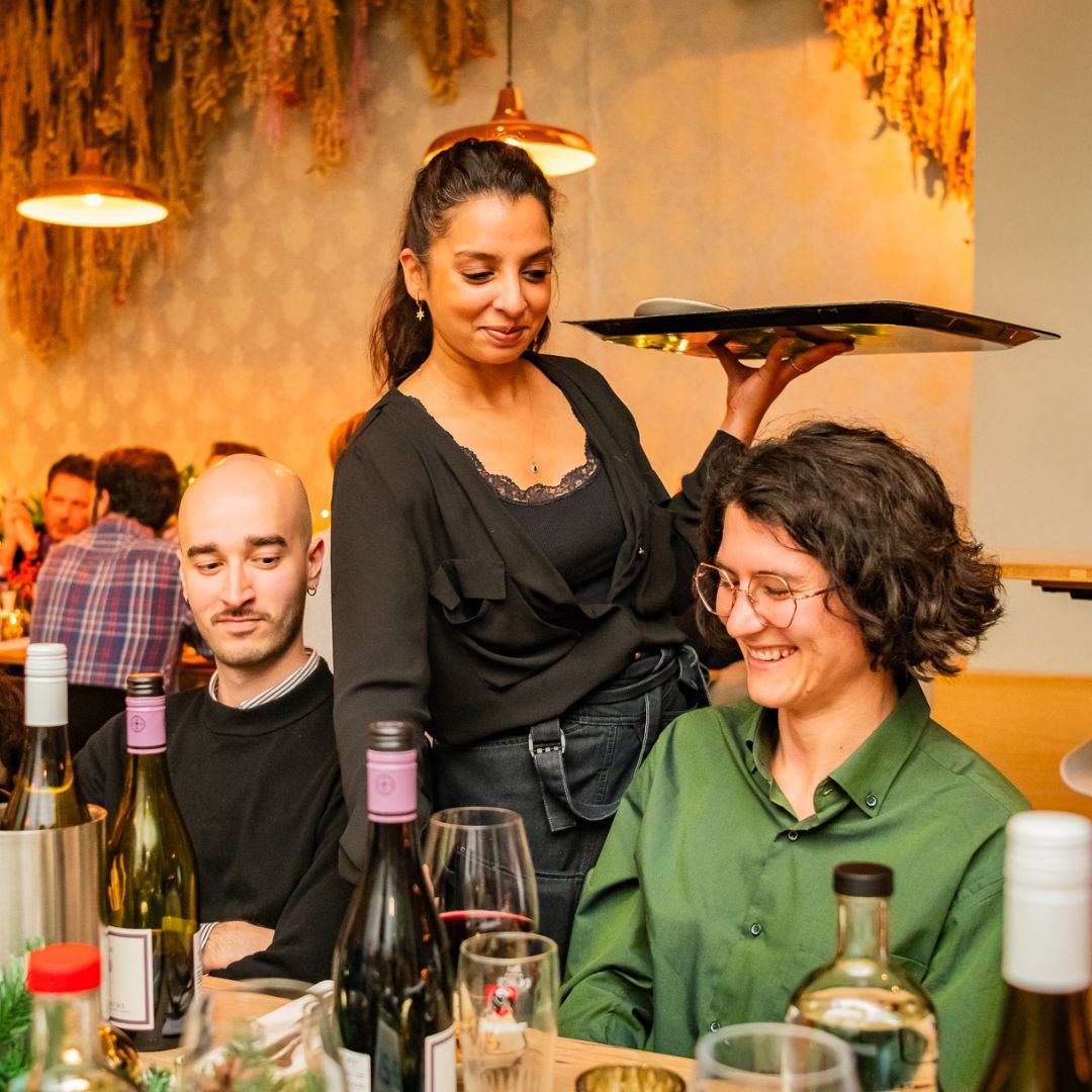 Gastvrije bediening bij De Utrechter tijdens een diner of evenement