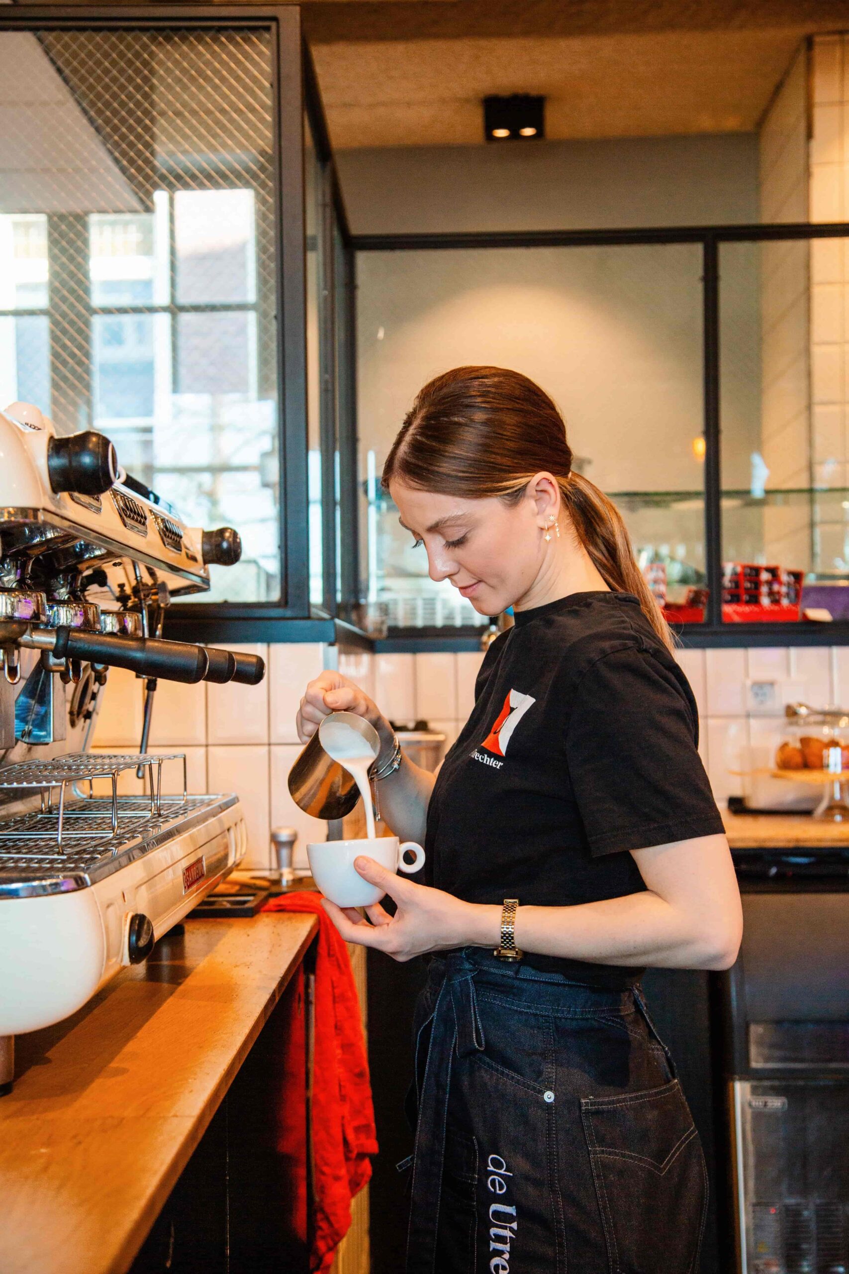 Heerlijke koffie van bacchi bij De Utrechter