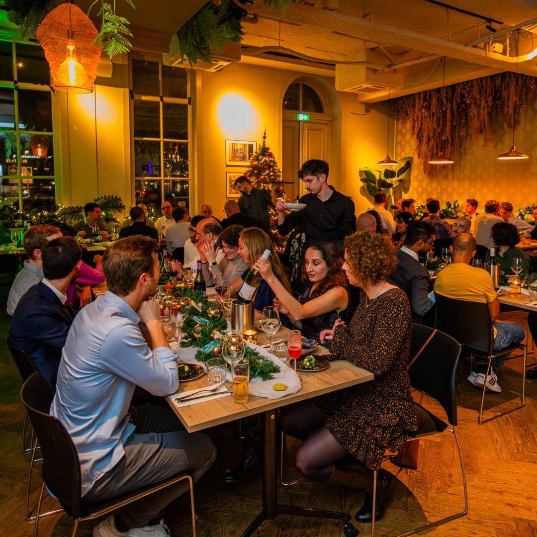 Groepsdiner in privéruimte bij De Utrechter