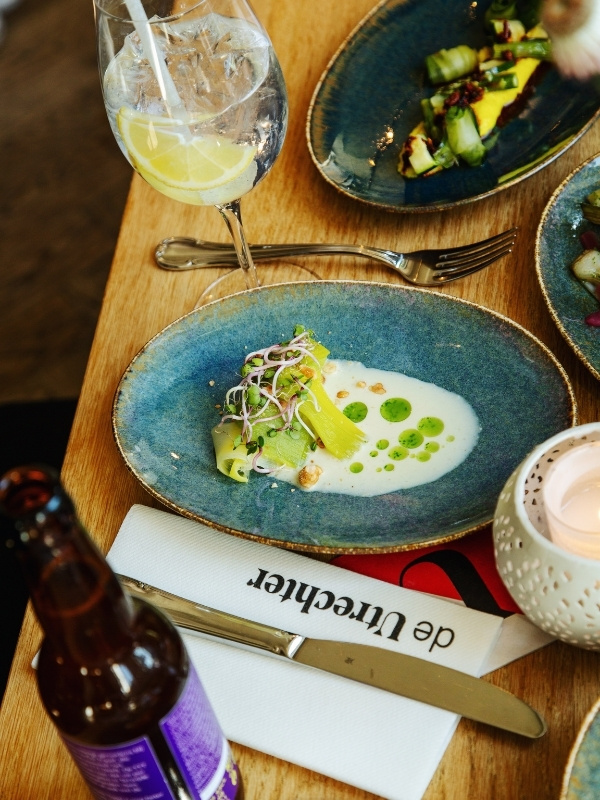 Vegetarisch uit eten in Utrecht met culinaire gerechtjes bij De Utrechter