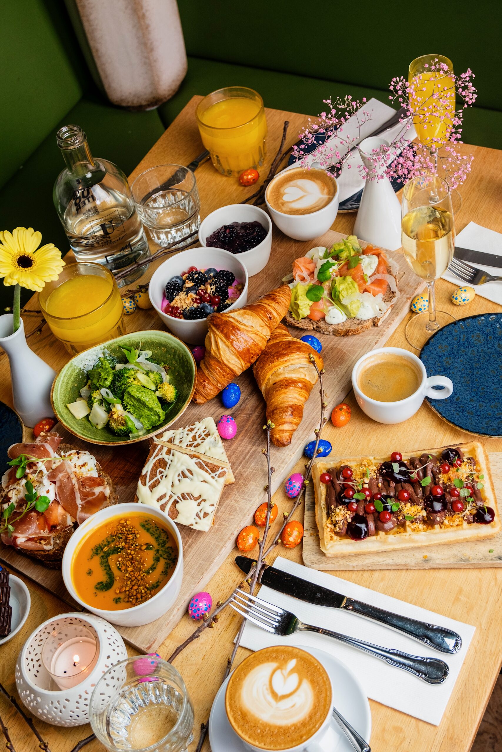 Paasbrunch Utrecht bij De Utrechter met feestelijke brunchgerechten