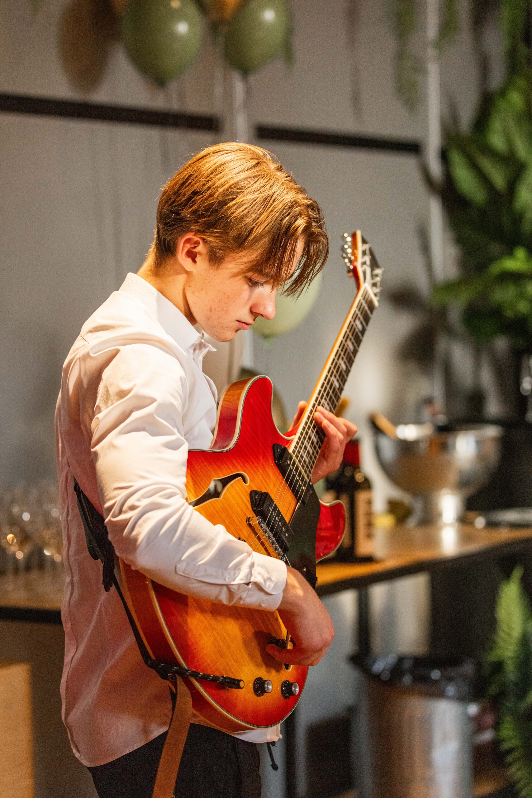 Livemuziek tijdens een feestavond in de Eventspace van De Utrechter, feestlocatie in Utrecht centrum
