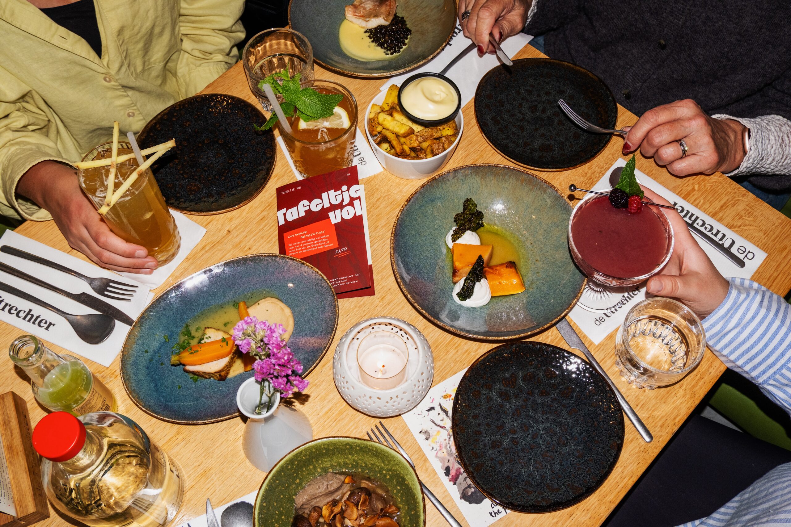 De Utrechter - Theatermenu / Tafeltje Vol