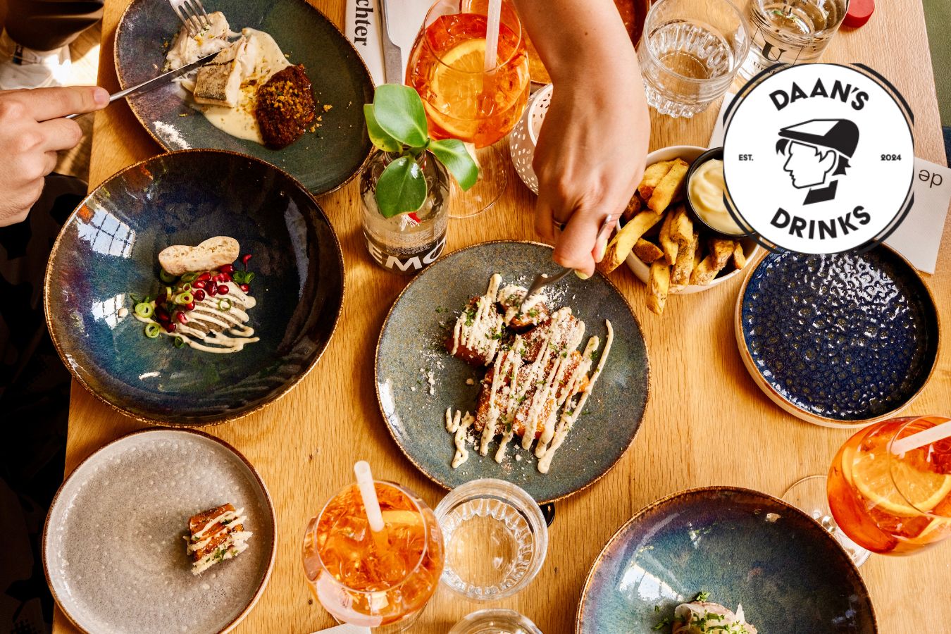 Geniet van een 5-gangendiner met verrassende Utrechtse dranken tijdens het eerste Utregs Pairing Diner op 24 juli in samenwerking met Daan's Drinks bij De Utrechter.